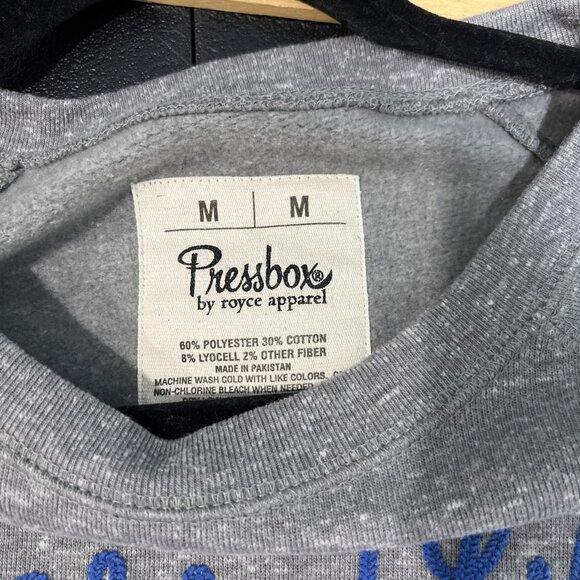 Pressbox Sweatshirt Womens M Gray Mars Hill Lions College Football University - Picture 4 of 6